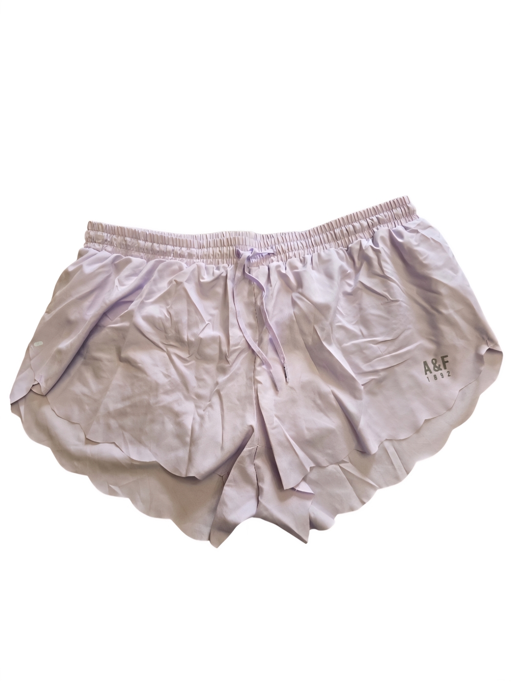 LNWOT Abercrombie & Fitch Lavender Scalloped Women's Shorts Sz S